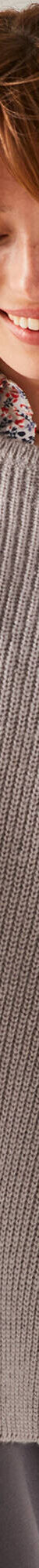 Pull tunique sans manches, maille anglaise toucher doux (gris chiné) Pull tunique sans manches, maille anglaise toucher doux (gris chiné)